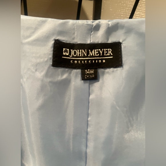John Meyer Light Blue Women's  Dress Suit 14W - Picture 8 of 10